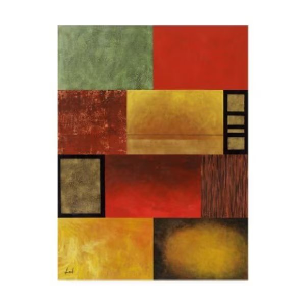 Pablo Esteban 'Bold Gematric Panels 5' Canvas Art, 24x32, Trademark Fine Art, Mfr#: ALI45212-C2432GG